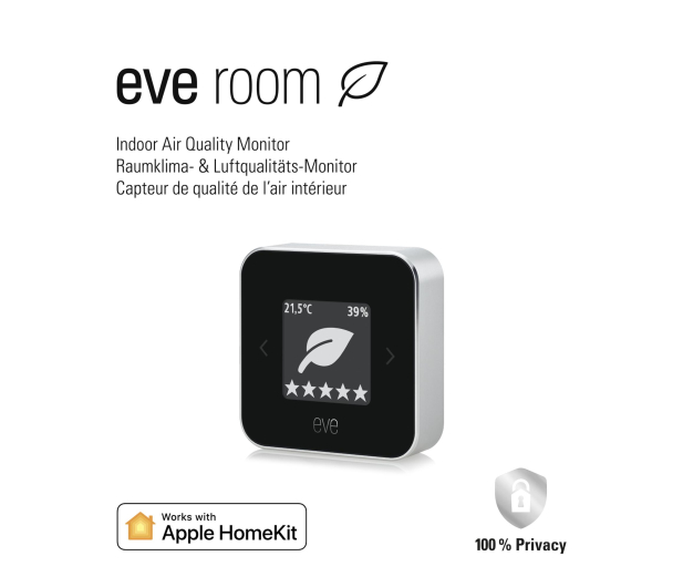 EVE Room - monitor jakości powietrza temp. i wilgotności ISHEVR2 - 739237 - zdjęcie 3